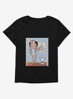 Betty Boop Snellen Eye Chart Womens T-Shirt Plus