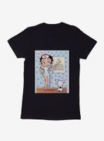 Betty Boop Snellen Eye Chart Womens T-Shirt