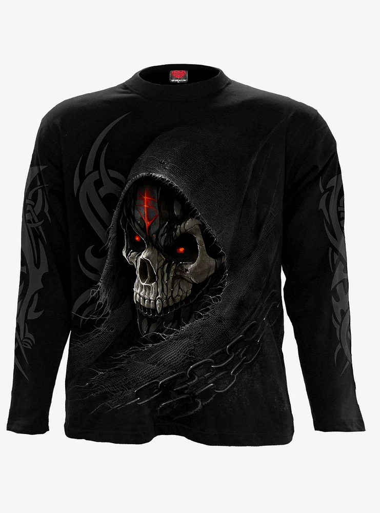 Dark Death Long Sleeve T-Shirt Black