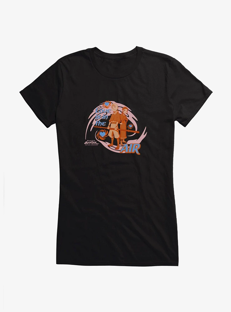 Avatar: The Last Airbender Love Air Girls T-Shirt