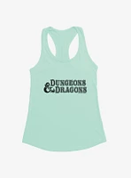 Dungeons & Dragons Logo Dark Girls Tank