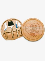 Disney Mickey and Minnie Mouse Heart Circo Cheese Cutting Board & Tools Set