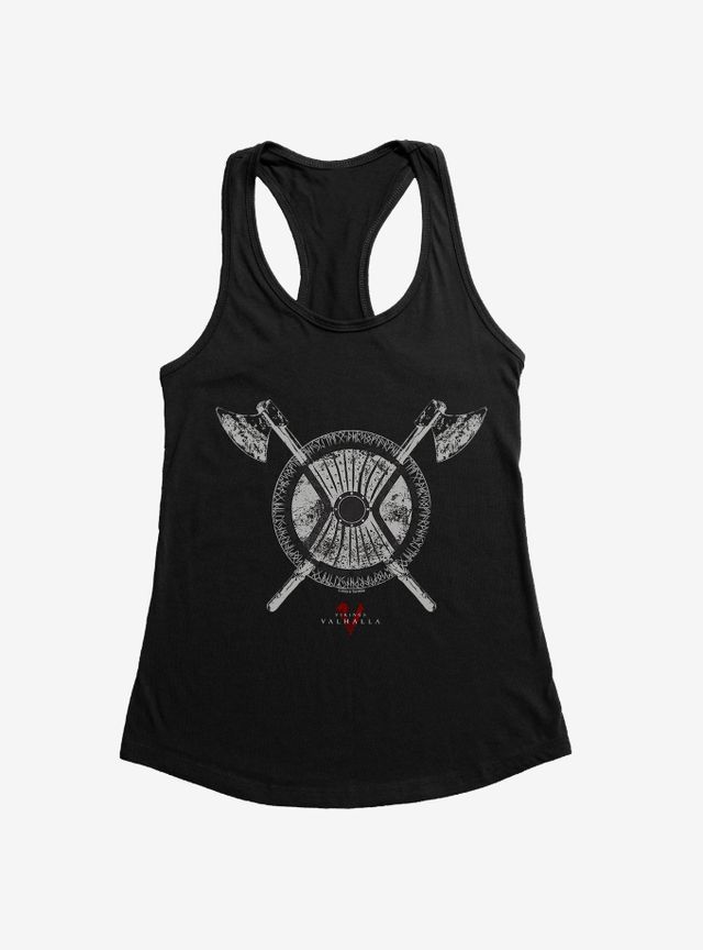 Boxlunch Vikings: Valhalla Eriksdotter Shield Symbol Womens Tank