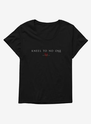 Vikings: Valhalla Kneel To No One Womens T-Shirt Plus