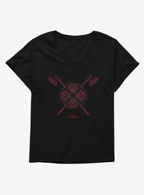 Vikings: Valhalla Sigurdsson Shield Symbol Womens T-Shirt Plus