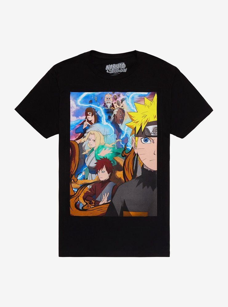 Naruto Shippuden Characters Collage Unisex T-Shirt