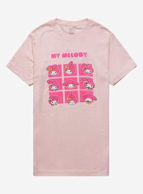My Melody Emotions Boyfriend Fit Girls T-Shirt