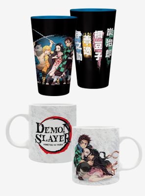 Demon Slayer: Kimetsu No Yaiba Glass and Mug