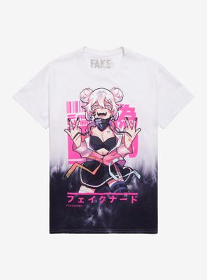 E-Girl Ombre Dip-Dye T-Shirt By Fake Nerd