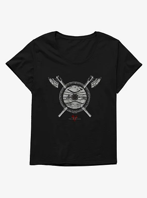 Vikings: Valhalla Erikkson Shield Symbol Girls T-Shirt Plus