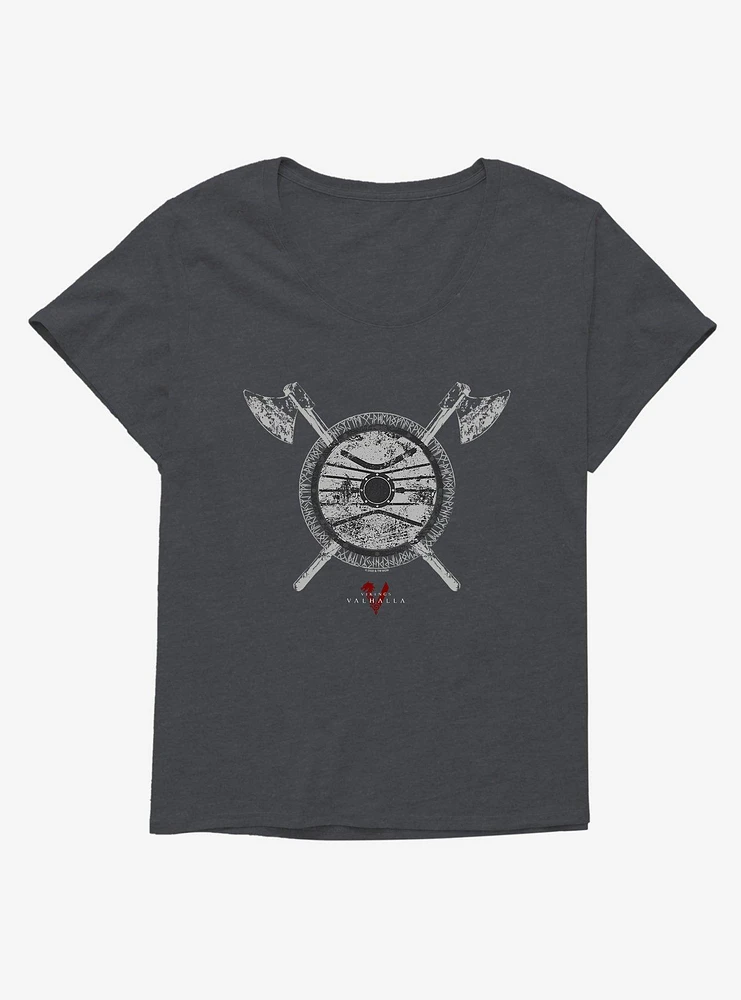 Vikings: Valhalla Erikkson Shield Symbol Girls T-Shirt Plus