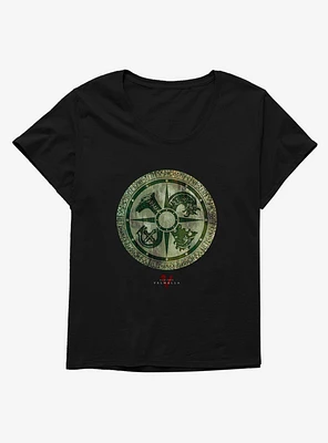 Vikings: Valhalla Gold Emblem Girls T-Shirt Plus