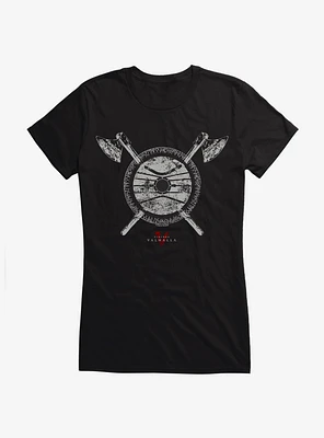 Vikings: Valhalla Erikkson Shield Symbol Girls T-Shirt