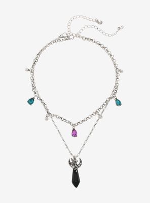 Fairy Crystal Colorful Gem Necklace Set