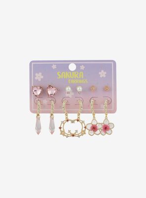 Sakura Bling Earring Set