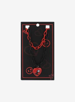 Rawr XD Black & Red Chain Dinosaur Necklace