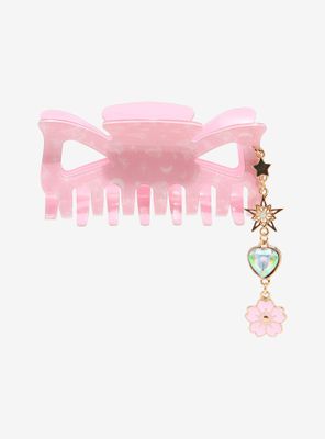 Pink Sakura Charm Hair Clip