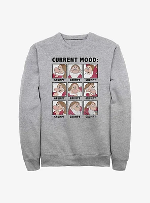 Disney Snow White and the Seven Dwarfs Current Mood Grumpy Sweatshirt