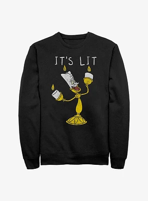 Disney Beauty and the Beast It's Lit Sweatshirt