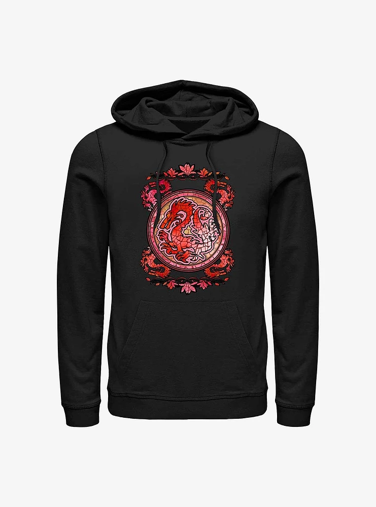 Disney Mulan Mushu Stained Glass Hoodie