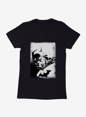 DC Comics Batman Sketch Portrait Womens T-Shirt