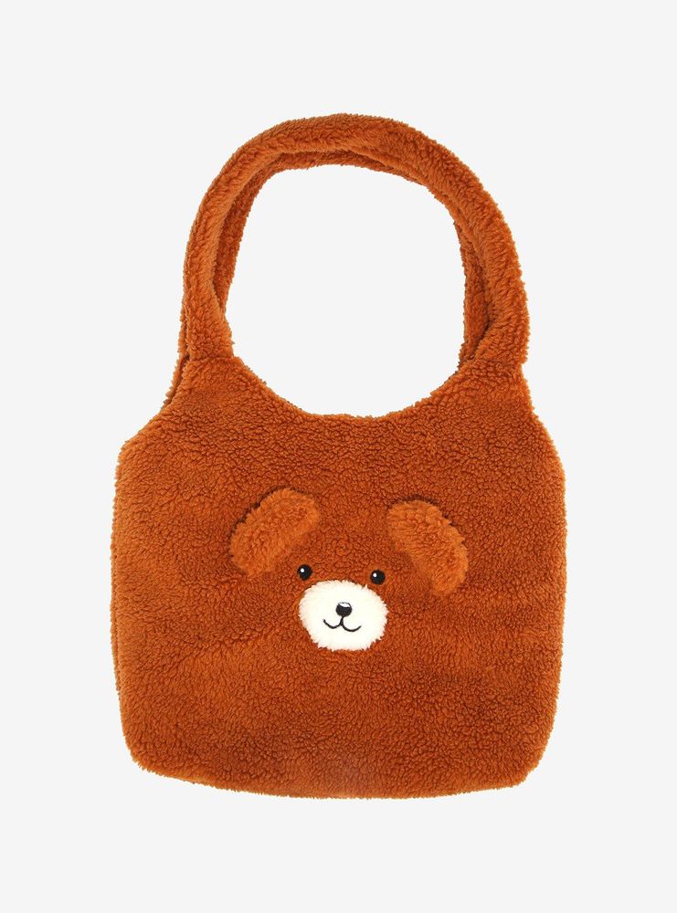 Teddy Bear Sherpa Tote Bag