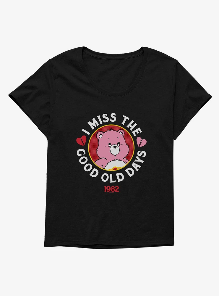 Care Bears Love-A-Lot Bear I Miss The Good Old Days Girls T-Shirt Plus