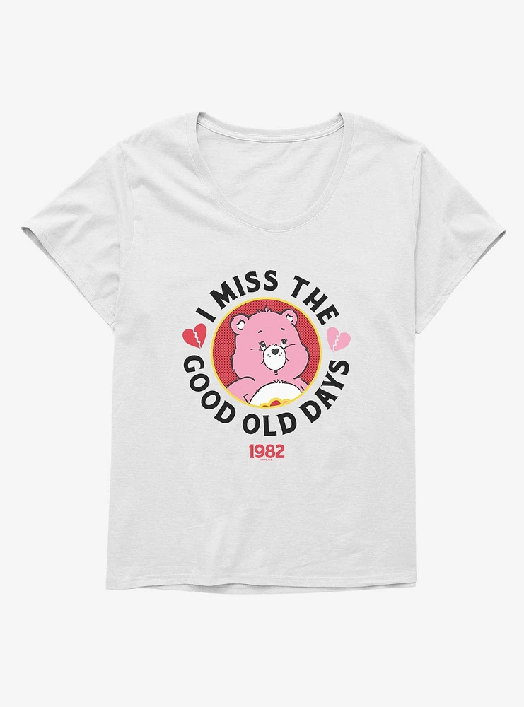 Care Bears Love-A-Lot Bear I Miss The Good Old Days Girls T-Shirt Plus