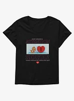 Care Bears Tenderheart Bear Attention Seeker Girls T-Shirt Plus