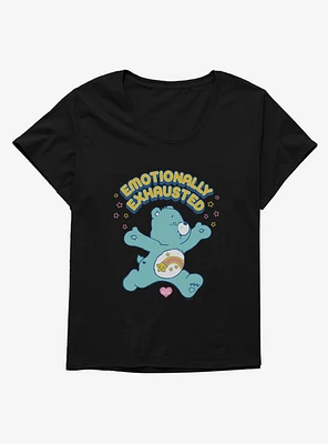 Care Bears Wish Bear Emotionally Exhausted Girls T-Shirt Plus