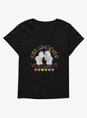 Care Bears Pride Tenderheart & Love-A-Lot Kiss Who You Want T-Shirt Plus
