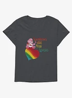 Care Bears Pride Love-A-Lot Bear Rainbows Are For Lovers Girls T-Shirt Plus