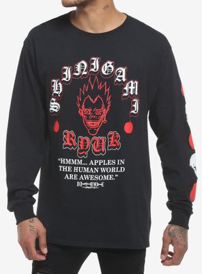 Death Note Shinigami Apples Long-Sleeve T-Shirt