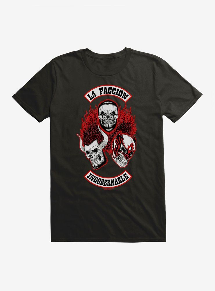 Masked Republic Legends Of Lucha Libre La Faccion Ingobernable Skulls T-Shirt
