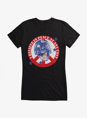 DC Comics Peacemaker I Believe Peace Girls T-Shirt