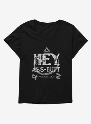 Supernatural Hey, Ass-Butt Womens T-Shirt Plus