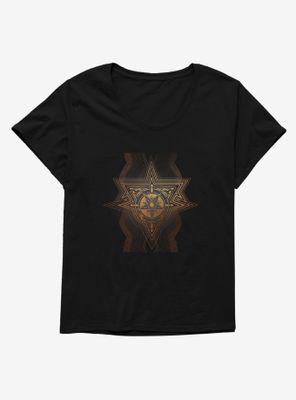 Supernatural Pentagram Seal Womens T-Shirt Plus