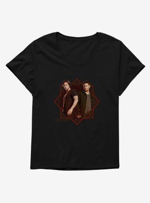 Supernatural Sam And Dean Womens T-Shirt Plus