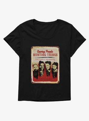 Supernatural The Family Business Womens T-Shirt Plus
