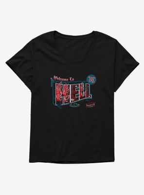 Supernatural Welcome To Hell Womens T-Shirt Plus