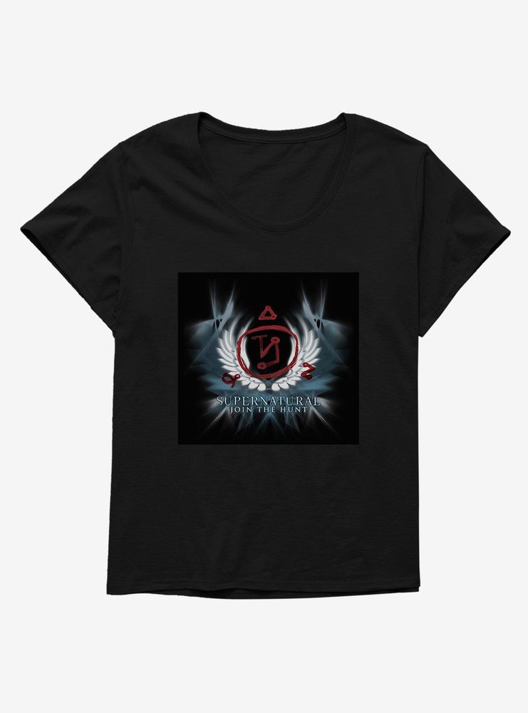 Supernatural Angel Banishing Symbol Girls T-Shirt Plus