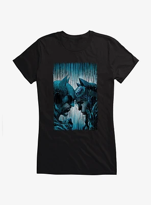 DC Comics Batman And Catwoman Rain Girls T-Shirt