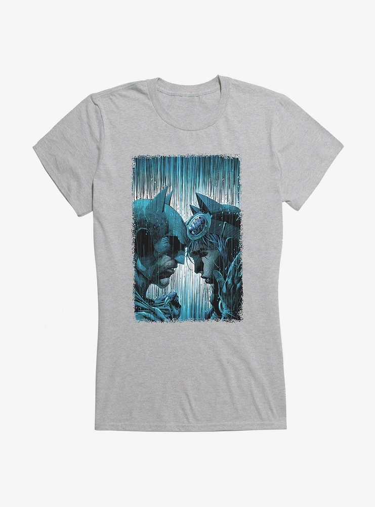 DC Comics Batman And Catwoman Rain Girls T-Shirt