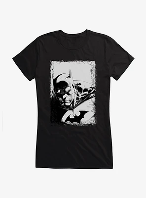 DC Comics Batman Sketch Portrait Girls T-Shirt