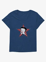 Betty Boop Blow A Kiss Girls T-Shirt Plus