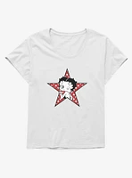 Betty Boop Blow A Kiss Girls T-Shirt Plus