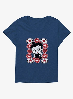 Betty Boop Love Frame Girls T-Shirt Plus