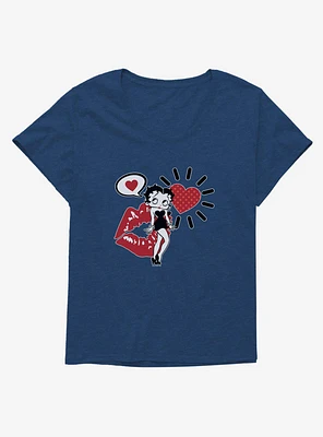 Betty Boop Love on the Brain Girls T-Shirt Plus
