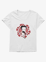 Betty Boop Surrounded By Love Girls T-Shirt Plus