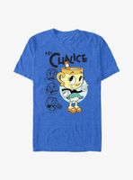 The Cuphead Show! Ms. Chalice T-Shirt - BLUE